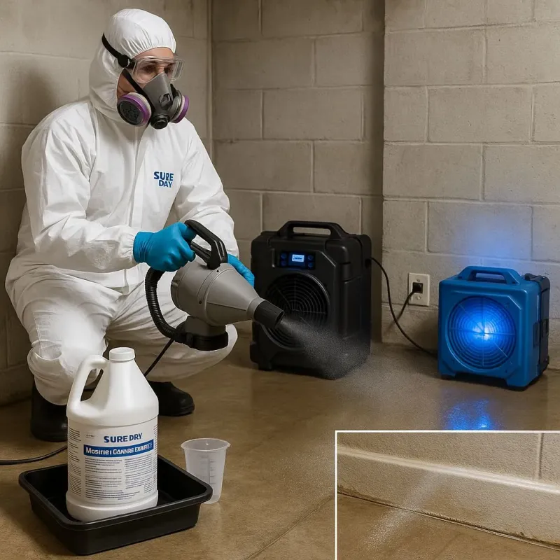 Sanitization and Odor Removal process in Wayne County, TN